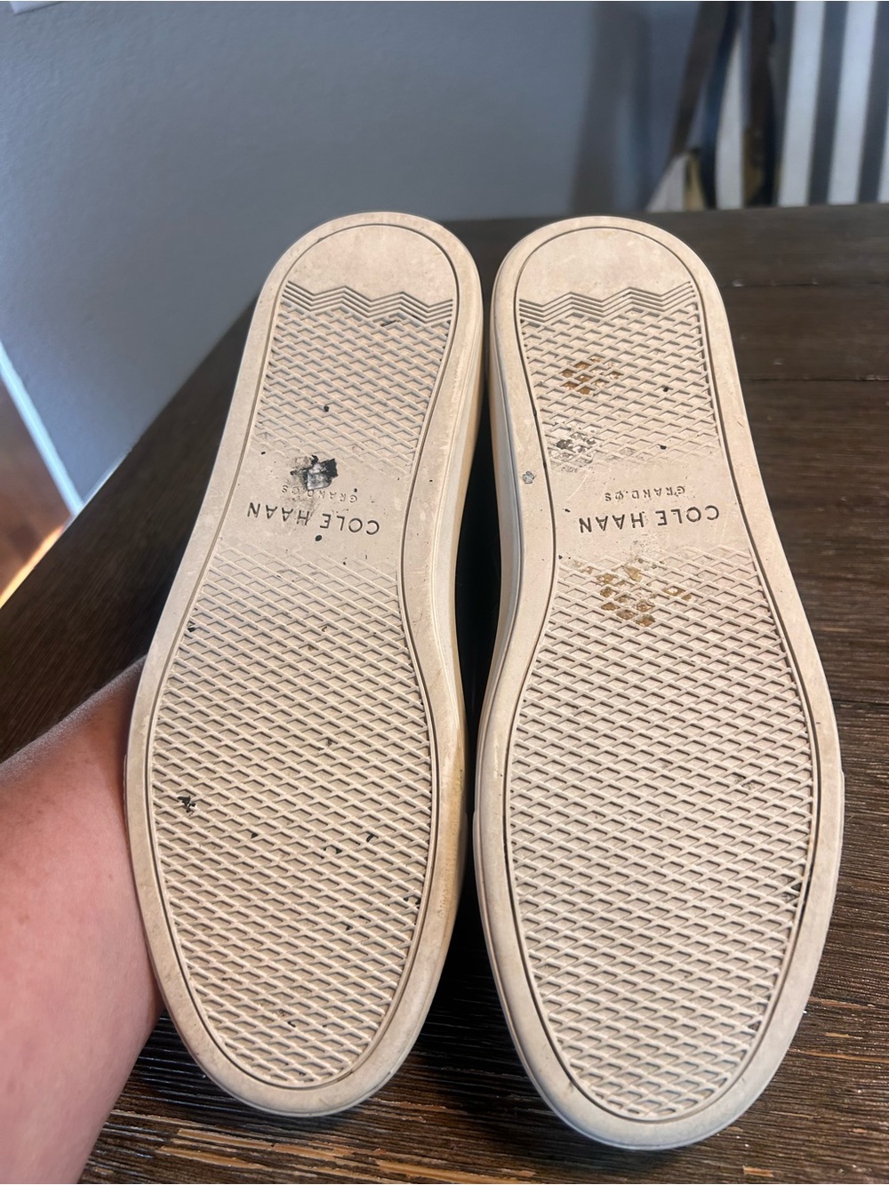 Cole Haan Grandseries croc embossed leather slip ons size 6.5 - Picture 9 of 10